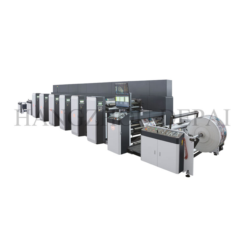 Big web printing machine - Stack printing machine/Inline flexo machine ...