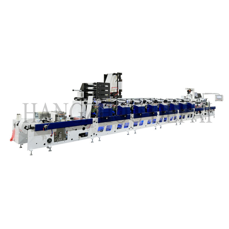 Lable Sticker Petal Inline Flexo Printing Machine