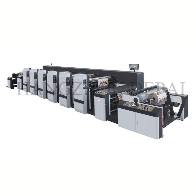 Big web printing machine - Stack printing machine/Inline flexo machine ...