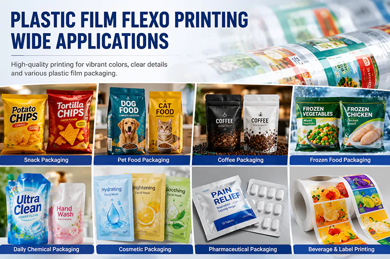 Plastic Film Flexo Printing Machine: Driving Efficiency and Quality in Modern Packaging